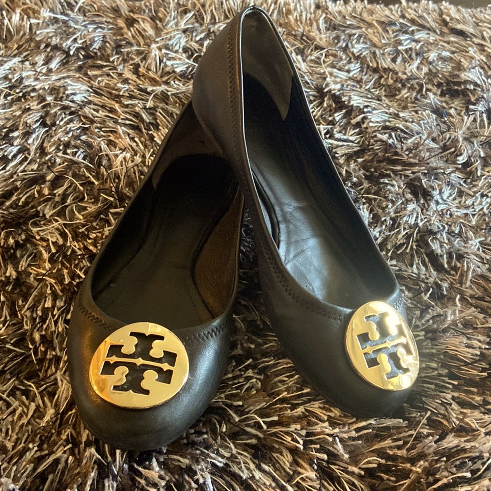 Tory Burch Leather Ballet Shoes